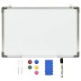 Magnetische, trocken abwischbare Tafel aus weißem Stahl, 50 x 35 cm von vidaXL, Whiteboards - Ref: Foro24-146630, Preis: 25,4...