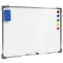Magnetische, trocken abwischbare Tafel aus weißem Stahl, 70 x 50 cm von vidaXL, Whiteboards - Ref: Foro24-146632, Preis: 36,2...