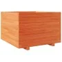 Jardinera madera maciza de pino marrón cera 70x70x49,5 cm de vidaXL, Maceteros y jardineras - Ref: Foro24-3282526, Precio: 18...