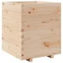 Jardinera madera maciza de pino 60x60x72,5 cm by vidaXL, Pots and planters - Ref: Foro24-3282579, Price: 184,21 €, Discount: %