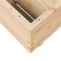Jardinera de madera maciza de pino 70x70x49,5 cm de vidaXL, Maceteros y jardineras - Ref: Foro24-3282524, Precio: 154,71 €, D...