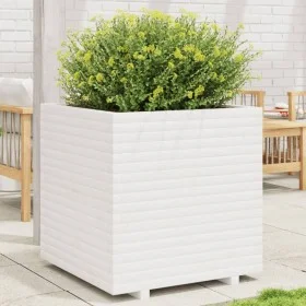 Massive Blumenkasten aus weißem Kiefernholz 70x70x72,5 cm von vidaXL, Töpfe und Pflanzgefäße - Ref: Foro24-3282585, Preis: 25...