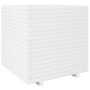 Massive Blumenkasten aus weißem Kiefernholz 70x70x72,5 cm von vidaXL, Töpfe und Pflanzgefäße - Ref: Foro24-3282585, Preis: 25...