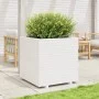 Jardinera madera maciza de pino blanco 70x70x72,5 cm by vidaXL, Pots and planters - Ref: Foro24-3282585, Price: 256,62 €, Dis...