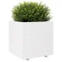 Jardinera madera maciza de pino blanco 70x70x72,5 cm by vidaXL, Pots and planters - Ref: Foro24-3282585, Price: 256,62 €, Dis...
