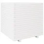 Massive Blumenkasten aus weißem Kiefernholz 70x70x72,5 cm von vidaXL, Töpfe und Pflanzgefäße - Ref: Foro24-3282585, Preis: 25...
