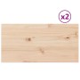 Rechteckige Tischplatte 2 Stück Kiefernholz 60x30x2,5 cm von vidaXL, Tischplatten - Ref: Foro24-847425, Preis: 30,59 €, Rabat...