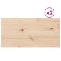 Rectangular table top 2 pcs pine wood 70x35x1.7 cm by vidaXL, Table tops - Ref: Foro24-847412, Price: 29,75 €, Discount: %