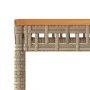 Garden table PE rattan acacia wood beige mix 38x38x42 cm by vidaXL, Garden tables - Ref: Foro24-365865, Price: 36,60 €, Disco...
