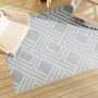Grauer PP-Außenteppich 140x200 cm von vidaXL, Outdoor-Protektoren - Ref: Foro24-368566, Preis: 27,91 €, Rabatt: %
