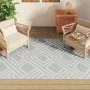 Gray PP outdoor rug 140x200 cm by vidaXL, Outdoor protectors - Ref: Foro24-368566, Price: 28,74 €, Discount: %
