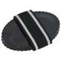 Schaberpad 3 Einheiten aus schwarzem Stahl von vidaXL, Kämme, Bürsten und Handschuhe zur Pferdepflege - Ref: Foro24-172485, P...