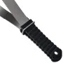 Doppelseitige Pferdeklinge aus silbernem Edelstahl von vidaXL, Kämme, Bürsten und Handschuhe zur Pferdepflege - Ref: Foro24-1...