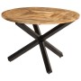 Esstisch aus massivem unbehandeltem Mangoholz Ø110x75 cm von vidaXL, Küchen- und Esstische - Ref: Foro24-358882, Preis: 296,2...