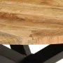 Dining table solid untreated mango wood Ø110x75 cm by vidaXL, Kitchen and dining tables - Ref: Foro24-358882, Price: 264,23 €...