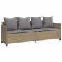 Garden sofa set with cushions 5 pieces beige synthetic rattan by vidaXL, Garden sets - Ref: Foro24-3261548, Price: 422,92 €, ...
