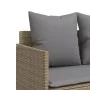Garden sofa set with cushions 5 pieces beige synthetic rattan by vidaXL, Garden sets - Ref: Foro24-3261548, Price: 422,92 €, ...