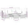 Gartensofa-Set mit Kissen, 5-teilig, beiges synthetisches Rattan von vidaXL, Gartensets - Ref: Foro24-3261548, Preis: 407,24 ...