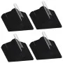 Set of 100 non-slip black velvet clothes hangers by vidaXL, Hangers - Ref: Foro24-289922, Price: 61,66 €, Discount: %