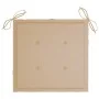Set comedor de jardín plegable 3 piezas madera de teca cojines de vidaXL, Conjuntos de jardín - Ref: Foro24-3063174, Precio: ...