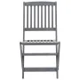 Folding garden chairs 4 pcs cushions solid acacia wood by vidaXL, Garden chairs - Ref: Foro24-3064572, Price: 207,62 €, Disco...