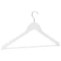 Kleiderbügel-Set 20-tlg. rutschfestes Hartholz weiß von vidaXL, Kleiderbügel - Ref: Foro24-289914, Preis: 37,23 €, Rabatt: %