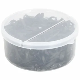 Black silicone horse braid bands 500 units by vidaXL, horse care - Ref: Foro24-172493, Price: 12,14 €, Discount: %