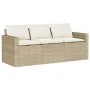 Garden sofa set with cushions 6 pieces beige synthetic rattan by vidaXL, Garden sets - Ref: Foro24-3213552, Price: 532,22 €, ...