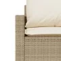 Garden sofa set with cushions 6 pieces beige synthetic rattan by vidaXL, Garden sets - Ref: Foro24-3213552, Price: 532,22 €, ...