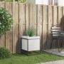 Solid white pine wood planter 40x40x50 cm by vidaXL, Pots and planters - Ref: Foro24-847019, Price: 56,59 €, Discount: %