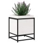 Solid white pine wood planter 40x40x50 cm by vidaXL, Pots and planters - Ref: Foro24-847019, Price: 56,59 €, Discount: %