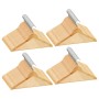 Juego de perchas para ropa 100 uds antideslizantes madera dura de vidaXL, Perchas - Ref: Foro24-289913, Precio: 147,90 €, Des...