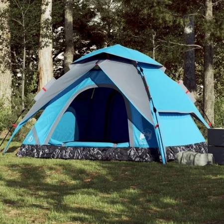 Igloo tent 5 people quick opening blue by vidaXL, tents - Ref: Foro24-4004186, Price: 103,56 €, Discount: %