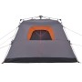 Kabinenzelt für 4 Personen, schnell öffnend, grau-orange von vidaXL, Zelte - Ref: Foro24-4004221, Preis: 155,26 €, Rabatt: %