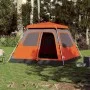 Iglu-Zelt 6 Personen schnell öffnend grau/orange von vidaXL, Zelte - Ref: Foro24-4004235, Preis: 202,06 €, Rabatt: %