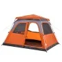 Iglu-Zelt 6 Personen schnell öffnend grau/orange von vidaXL, Zelte - Ref: Foro24-4004235, Preis: 202,06 €, Rabatt: %