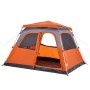 Iglu-Zelt 6 Personen schnell öffnend grau/orange von vidaXL, Zelte - Ref: Foro24-4004235, Preis: 179,82 €, Rabatt: %