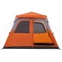 Iglu-Zelt 6 Personen schnell öffnend grau/orange von vidaXL, Zelte - Ref: Foro24-4004235, Preis: 202,06 €, Rabatt: %