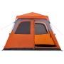 Iglu-Zelt 6 Personen schnell öffnend grau/orange von vidaXL, Zelte - Ref: Foro24-4004235, Preis: 179,82 €, Rabatt: %
