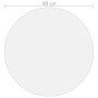 Transparent PVC table protector Ø 90 cm 2 mm by vidaXL, Table accessories - Ref: Foro24-288249, Price: 28,18 €, Discount: %