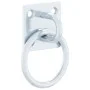 Hook rings with plates 3 units silver steel by vidaXL, Horse feed - Ref: Foro24-172470, Price: 14,44 €, Discount: %