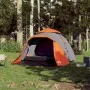 3-Personen-Iglu-Zelt, schnell zu öffnen, grau/orange von vidaXL, Zelte - Ref: Foro24-4004228, Preis: 134,61 €, Rabatt: %