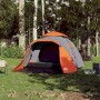 3-Personen-Iglu-Zelt, schnell zu öffnen, grau/orange von vidaXL, Zelte - Ref: Foro24-4004228, Preis: 134,61 €, Rabatt: %