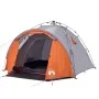 3 person igloo tent quick opening grey/orange by vidaXL, tents - Ref: Foro24-4004228, Price: 134,61 €, Discount: %