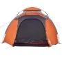 3 person igloo tent quick opening grey/orange by vidaXL, tents - Ref: Foro24-4004228, Price: 134,61 €, Discount: %