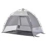 Beach tent 2 people waterproof quick opening gray by vidaXL, tents - Ref: Foro24-4005301, Price: 67,57 €, Discount: %