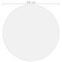 Matte PVC table protector Ø 80 cm 2 mm by vidaXL, Table accessories - Ref: Foro24-288248, Price: 25,54 €, Discount: %