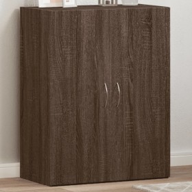 Brown oak engineered wood filing cabinet 60x32x77.5cm by vidaXL, Filing cabinets - Ref: Foro24-840771, Price: 63,15 €, Discou...