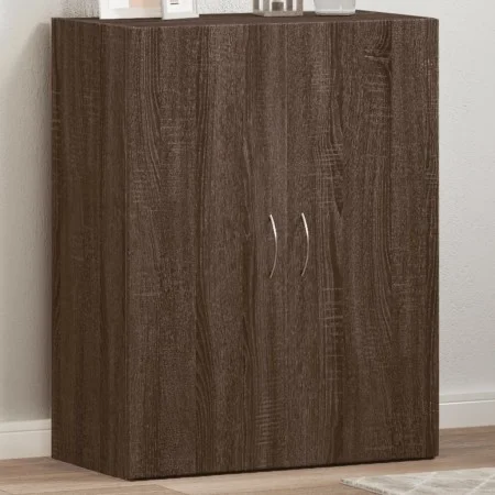 Brown oak engineered wood filing cabinet 60x32x77.5cm by vidaXL, Filing cabinets - Ref: Foro24-840771, Price: 61,84 €, Discou...