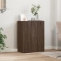 Aktenschrank aus braunem Eichenholzwerkstoff, 60 x 32 x 77,5 cm von vidaXL, Aktenschränke - Ref: Foro24-840771, Preis: 63,15 ...